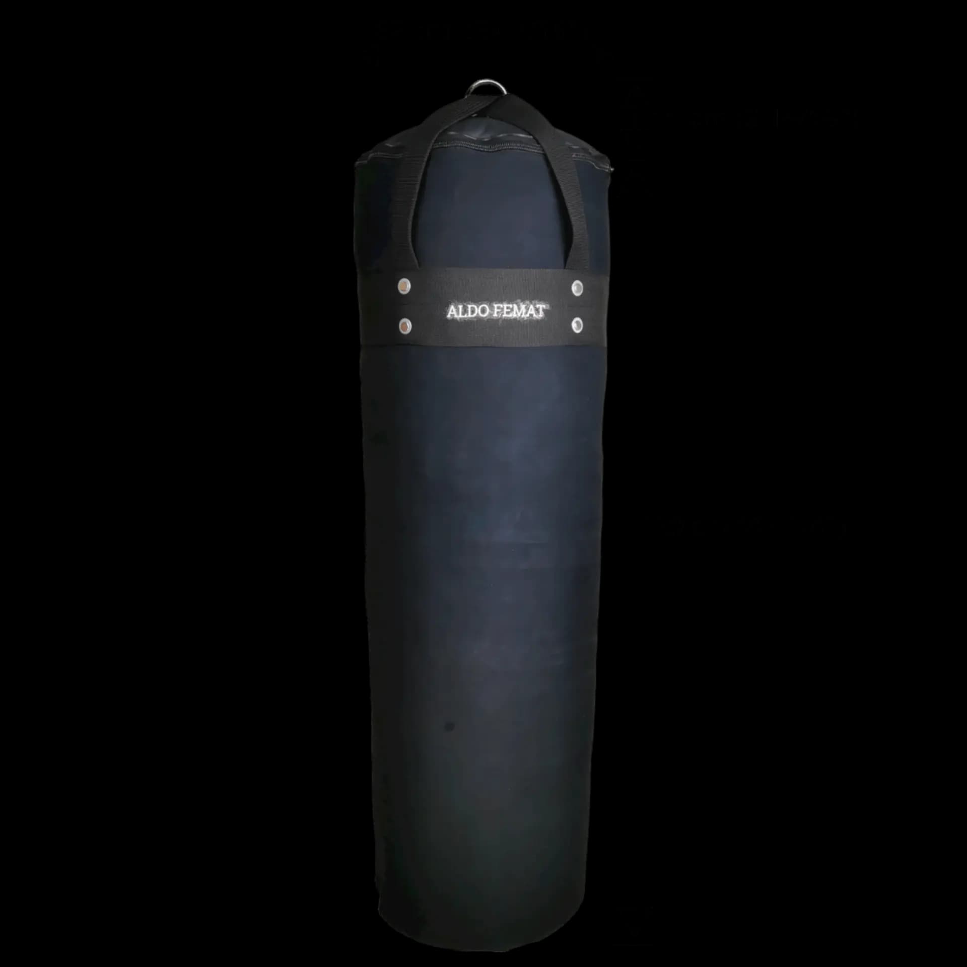 Saco de Boxeo Aldo Femat | Costales para Box y Muay Thai Primer plano del frente, color general.