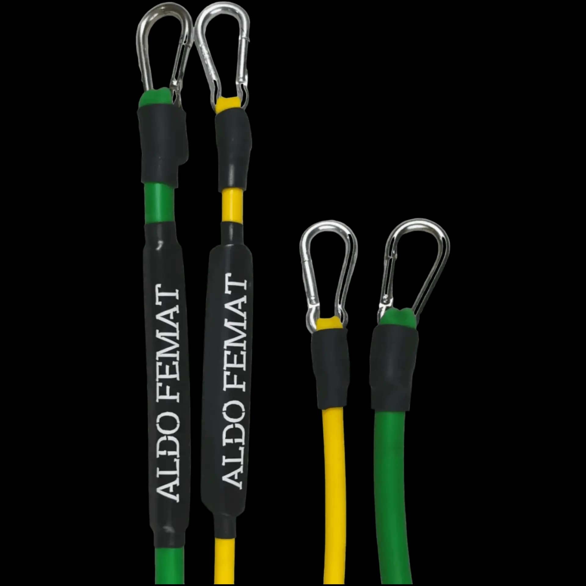 Resistance Bands | Exercise Band Set Front close-up, color general.